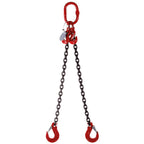 2.1 Tonne 1m Chainsling 2 legs, latch hook with shorteners