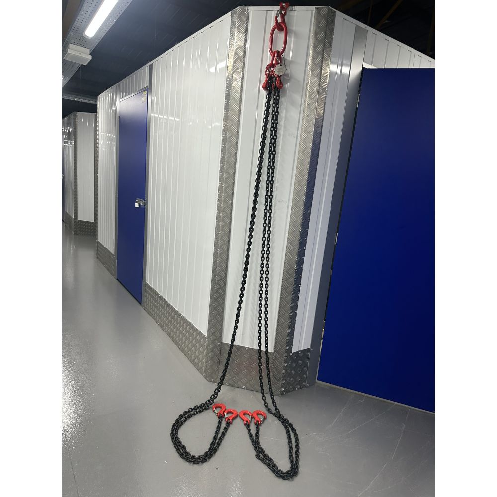 3.15 Tonne Chainsling 4 legs, latch hook with shorteners
