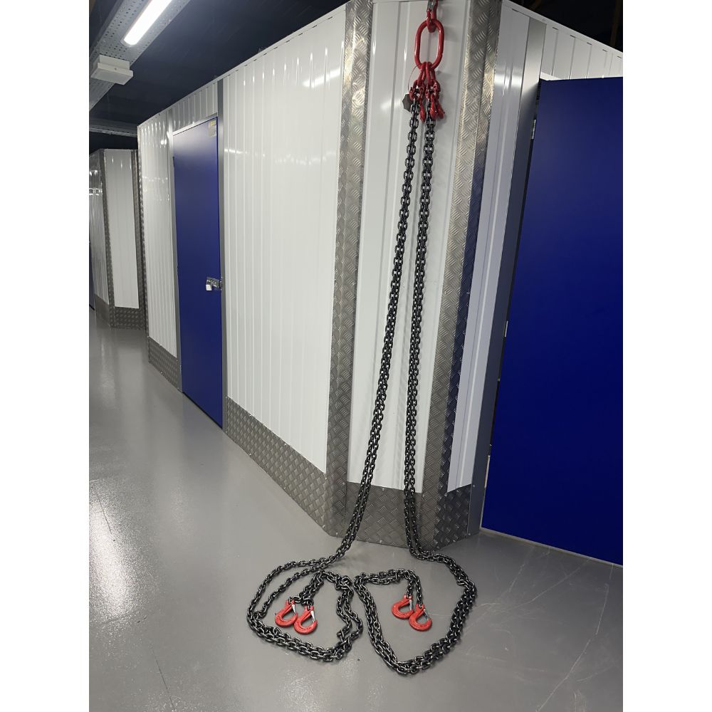 3.15 Tonne Chainsling 4 legs, latch hook with shorteners