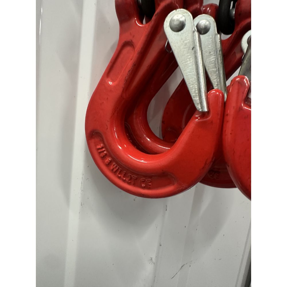 3.15 Tonne Chainsling 4 legs, latch hook with shorteners