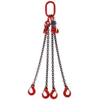 Grade 80 four leg 8MM sliding hook chain sling