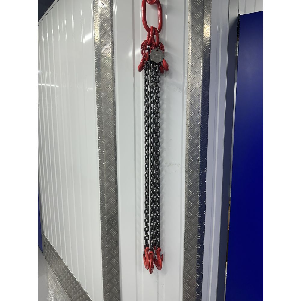 4.25 Tonne Chainsling 4 legs, latch hook with shorteners