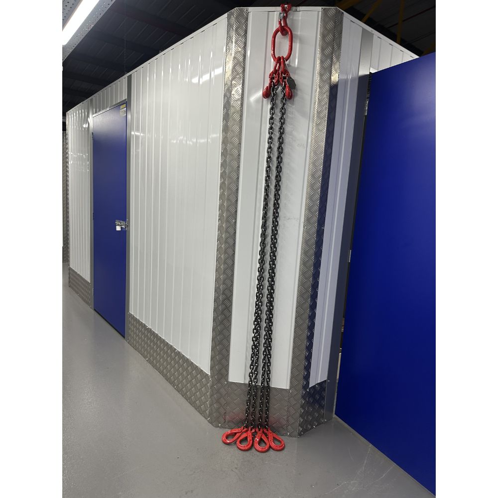 4.25 Tonne Chainsling 4 legs,  Safety hook with shorteners