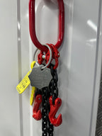 1mtr x 2 leg 7mm Lifting Chain Sling 2.12 tonne with Shortners and Loler Cert