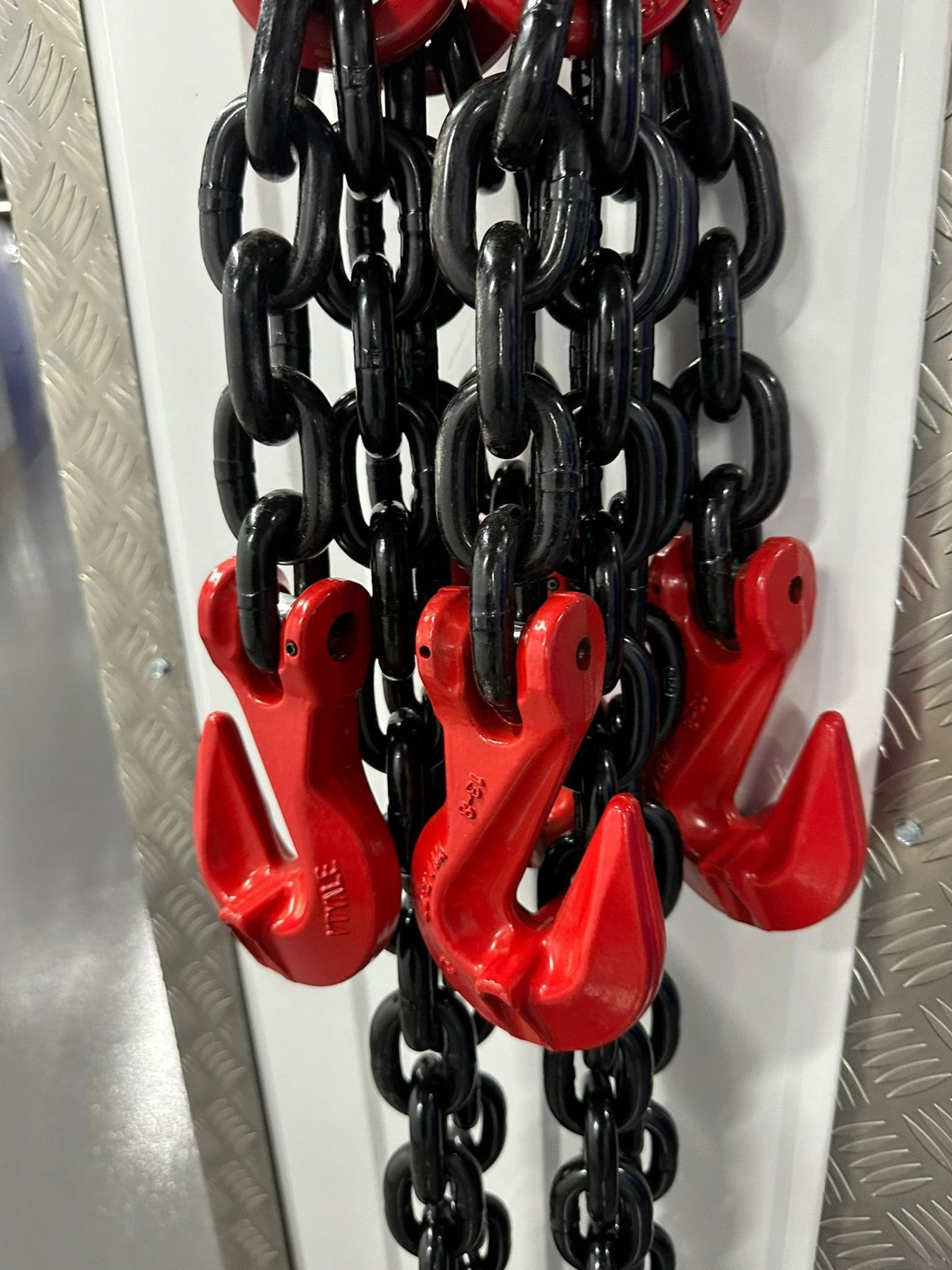 6mtr x4 leg G80 10mm Lifting Chain Sling 6.7 tonne with Shortners and Loler cert