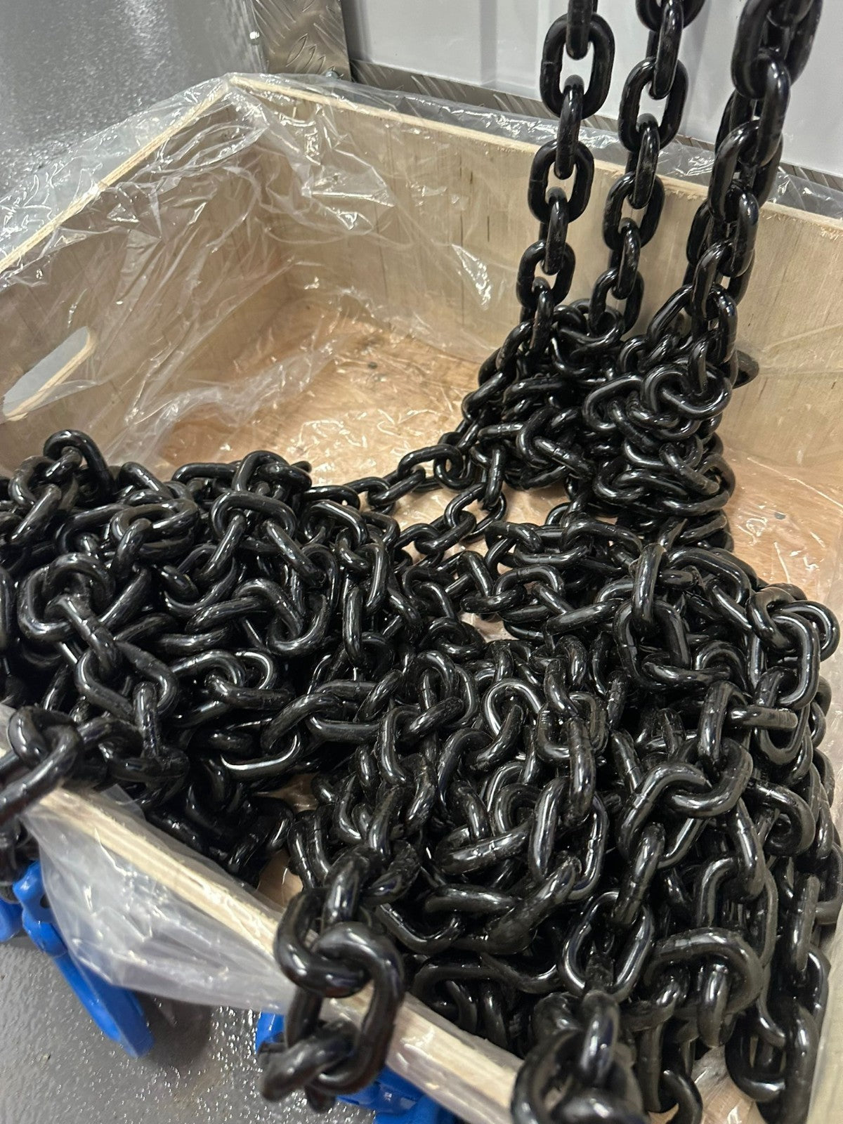 6mtr x4 leg 13mm Lifting Chain Sling 14.1 tonne with Shortners and Loler cert