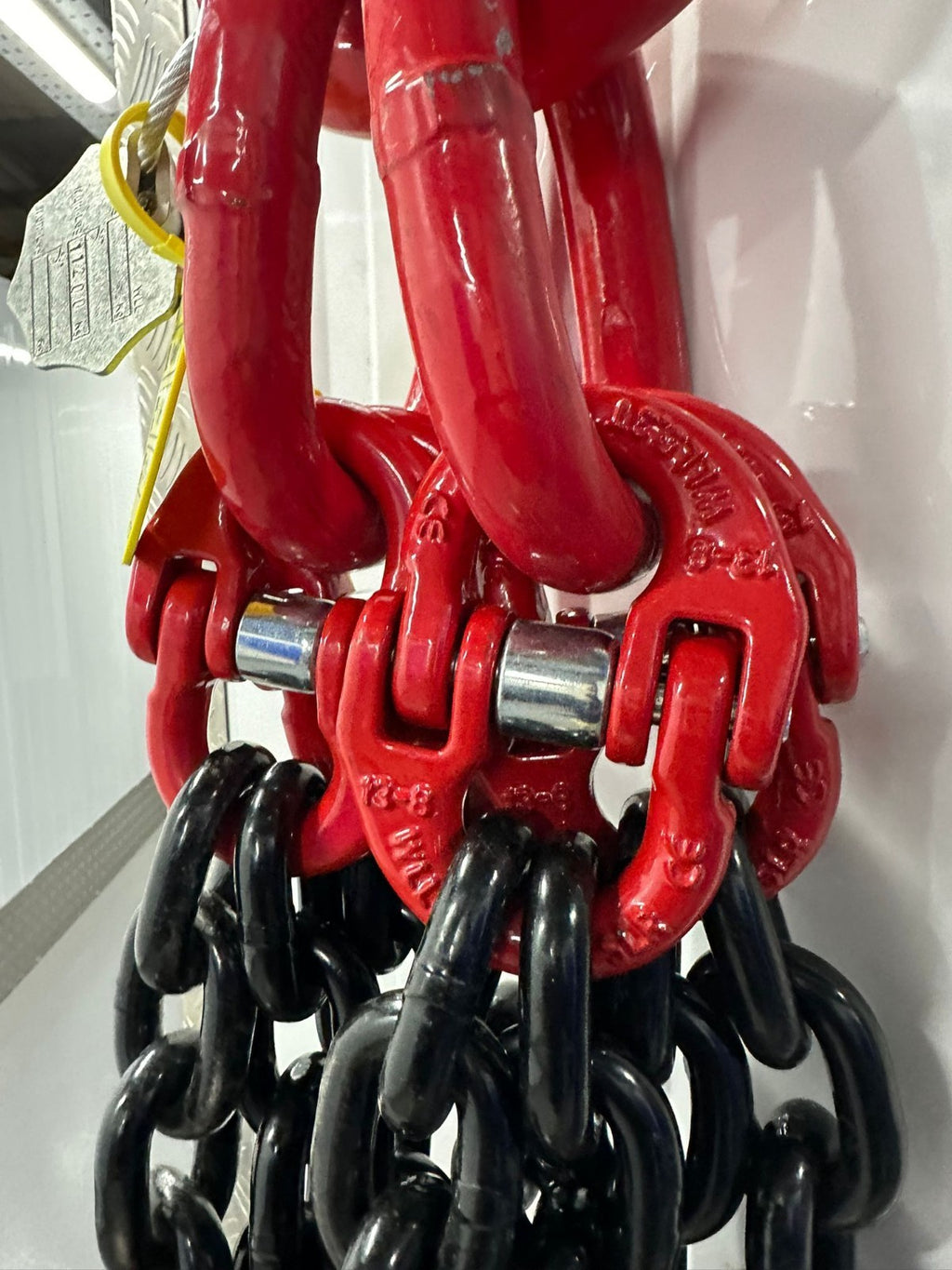 6mtr x4 leg G80 10mm Lifting Chain Sling 6.7 tonne with Shortners and Loler cert