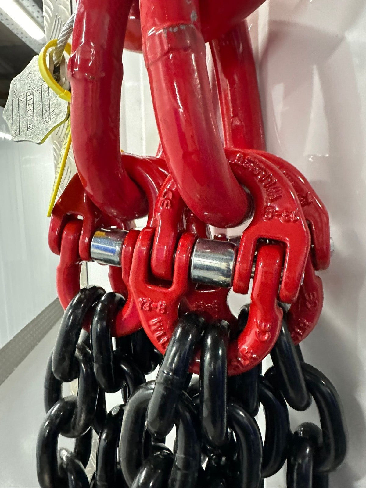 6mtr x4 leg G80 10mm Lifting Chain Sling 6.7 tonne with Shortners and Loler cert