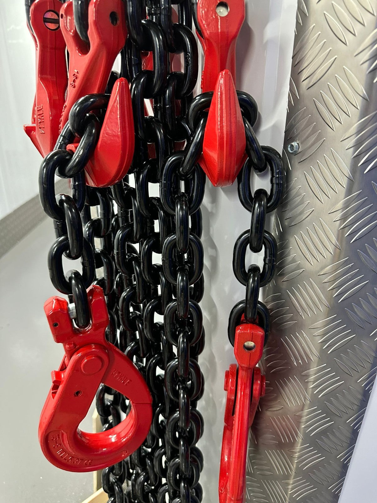 6mtr x4 leg G80 10mm Lifting Chain Sling 6.7 tonne with Shortners and Loler cert