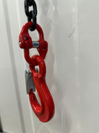 Single Leg Lifting Chain Sling SWL 1.5T 1mtr EWL 7mm chain With Loler cert