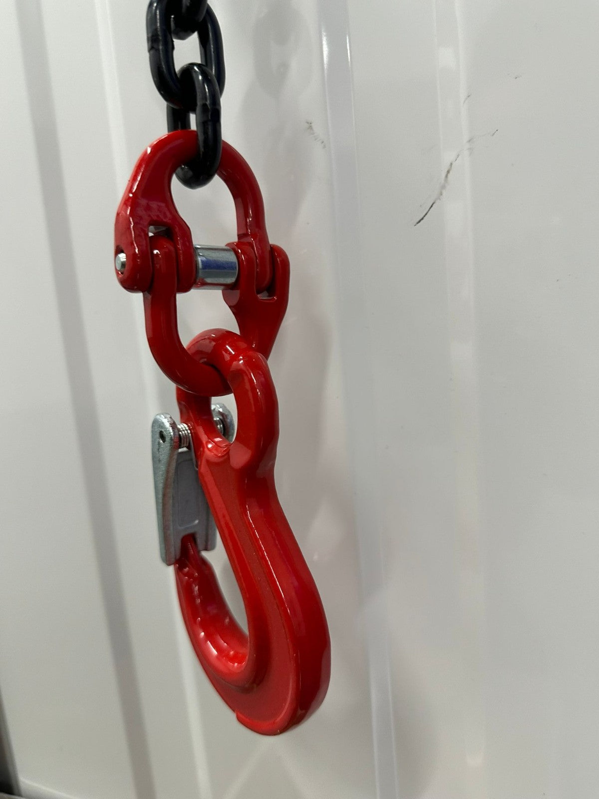 Single Leg Lifting Chain Sling SWL 1.5T 1mtr EWL 7mm chain With Loler cert