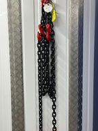 2mtr x 2 leg 10mm Lifting Chain Sling 4.25 tonne with Shortners and Loler cert