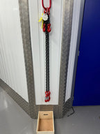 1mtr x 2 leg 7mm Lifting Chain Sling 2.12 tonne with Shortners and Loler Cert