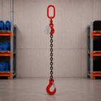 1.5 Tonne 1m Chainsling 1 leg, latch hook with shorteners