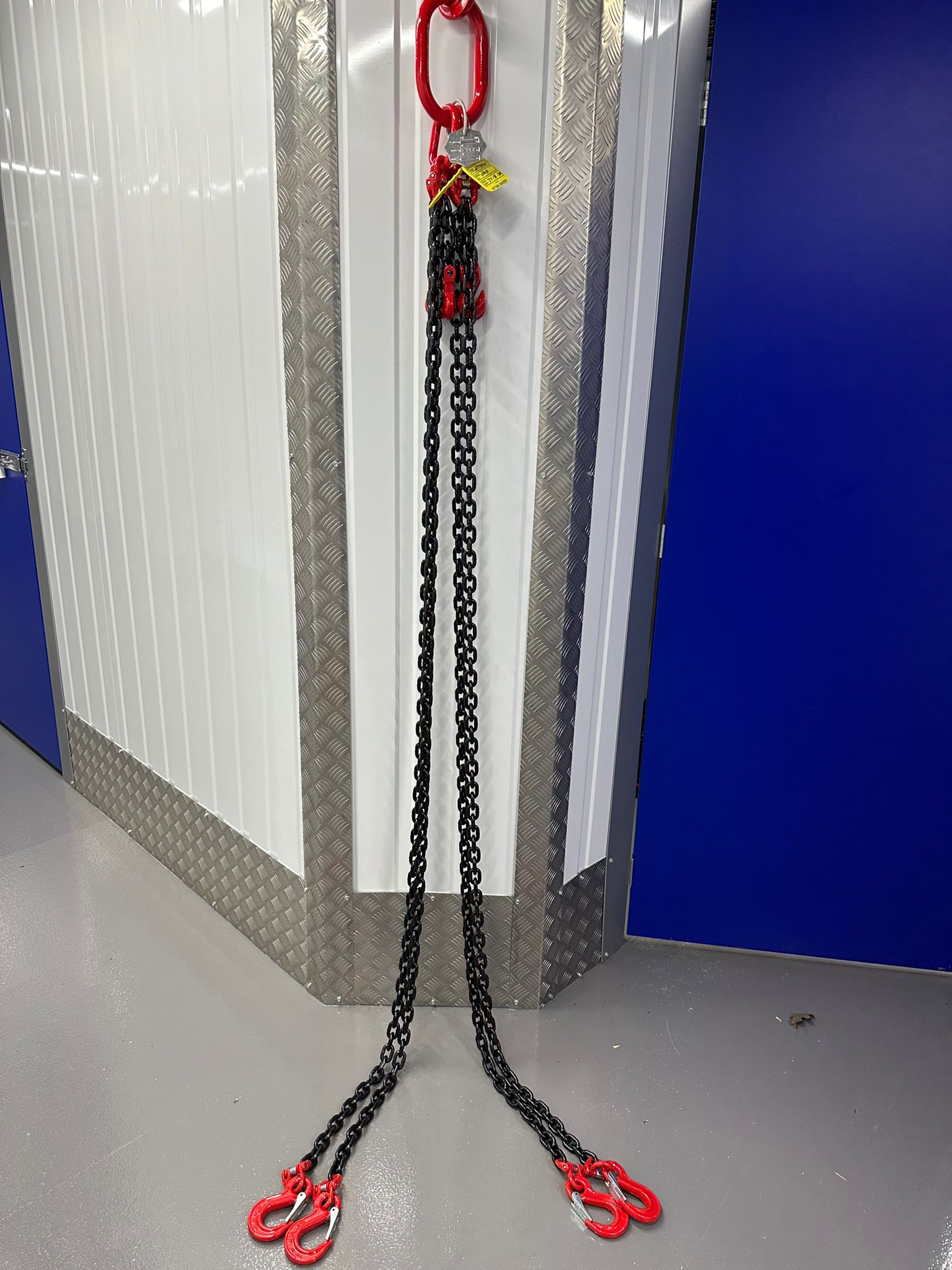 Grade 80 four leg 8MM sliding hook chain sling