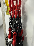 3.15 Tonne Chainsling 4 legs, safety hook with shorteners