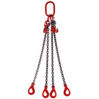 6.7 Tonne 6m Chainsling 4 legs, safety hook with shorteners