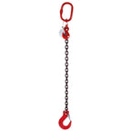1.5 Tonne 1m Chainsling 1 leg, latch hook with shorteners